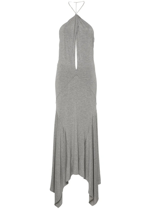 Keyhole Cut-Out Maxi Dress