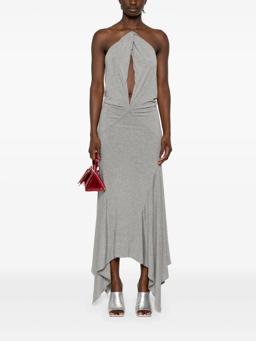 Keyhole Cut-Out Maxi Dress