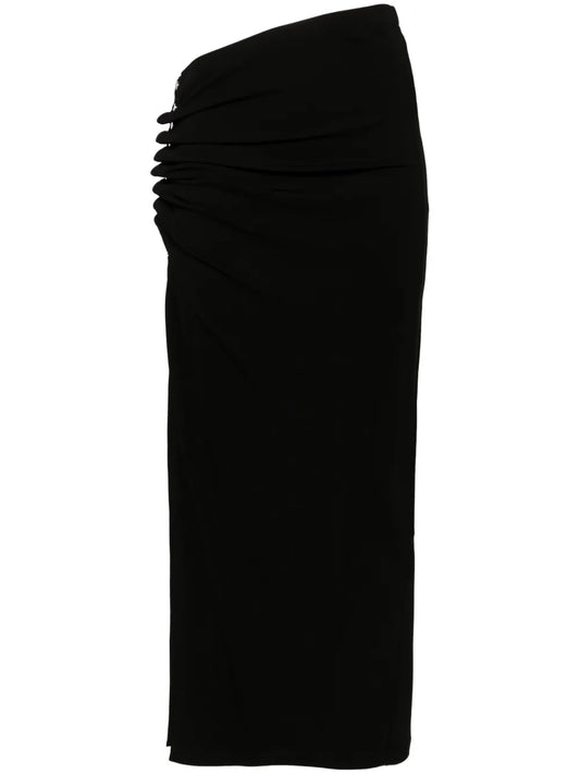 Ruched Midi Skirt