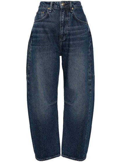 Charlie Ankle Barrel-Leg Jeans