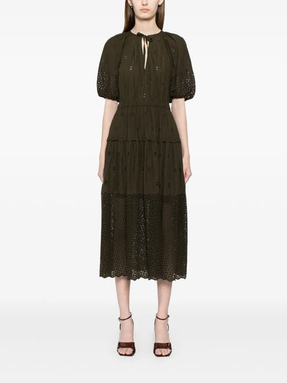 Nova Cotton Midi Dress