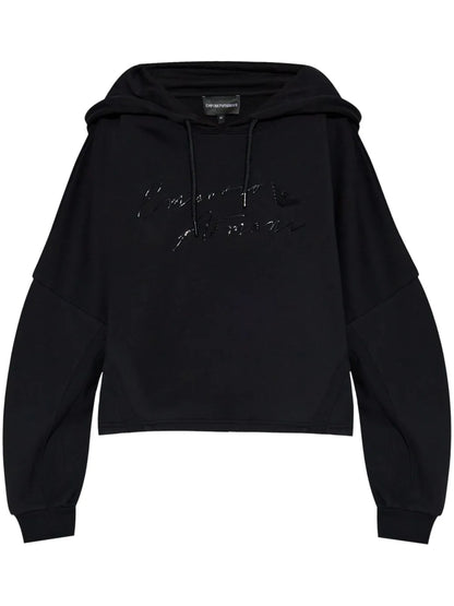 Logo-Print Cotton Hoodie
