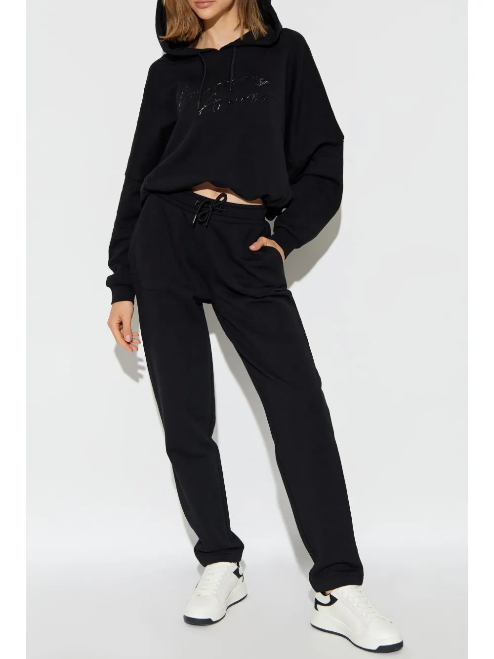 Logo-Print Cotton Hoodie