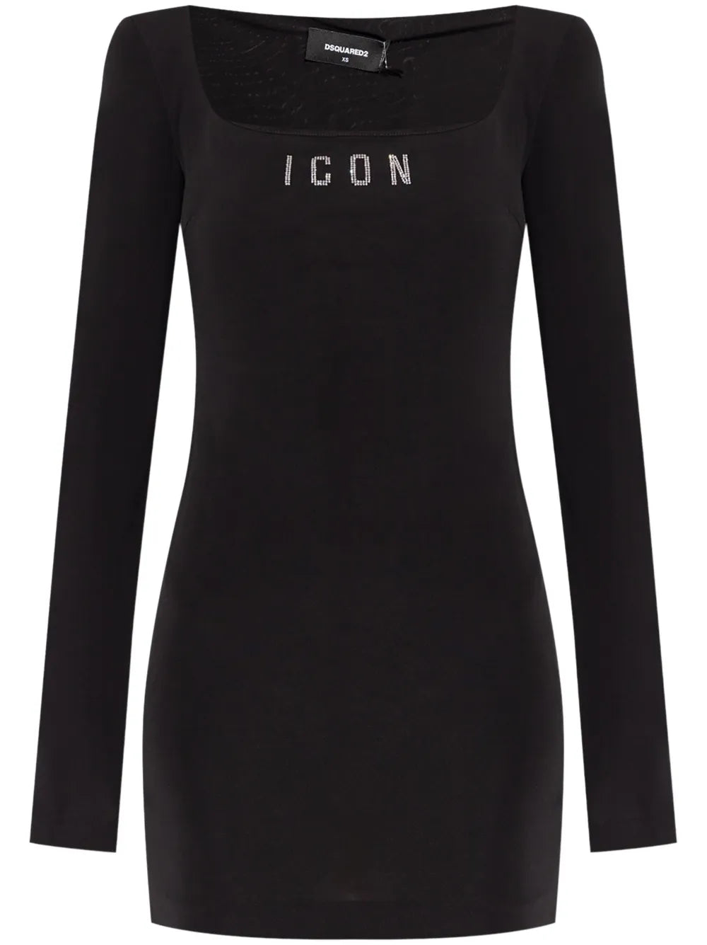 Logo-Print Mini Dress