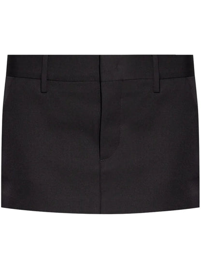 Wool Mini Skirt