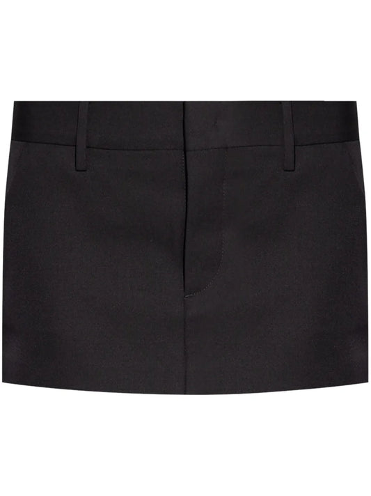 Wool Mini Skirt