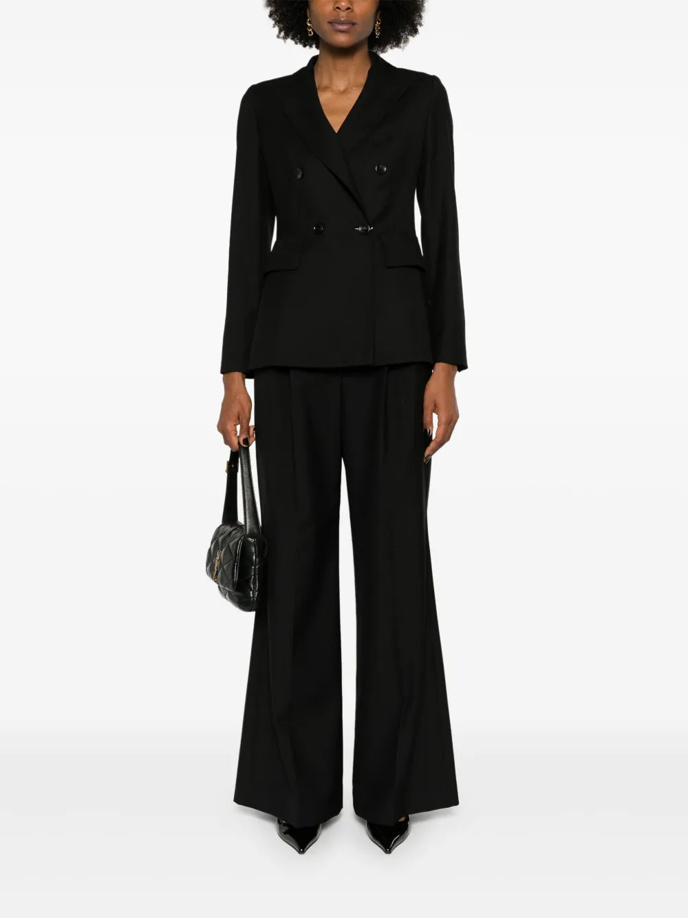 High-Waist Palazzo Trousers