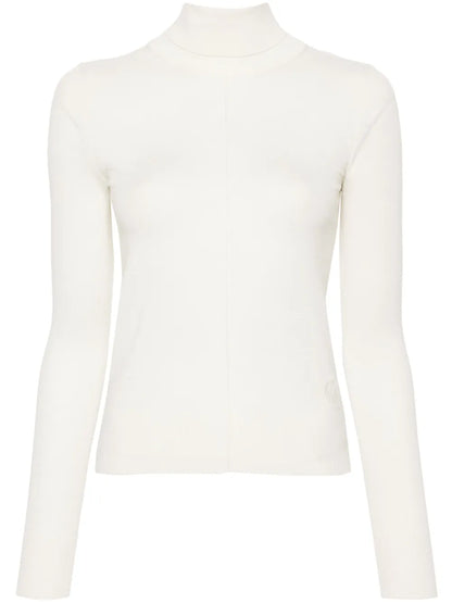 Logo-Embroidered Roll-Neck Jumper