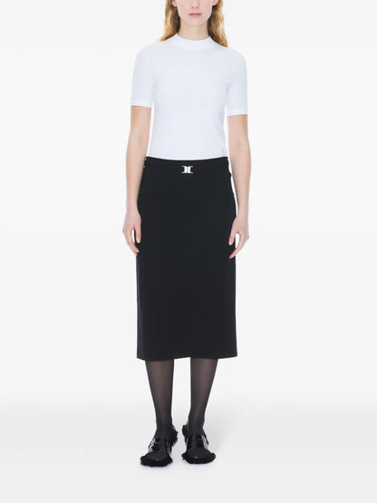 Belted Midi Skirt