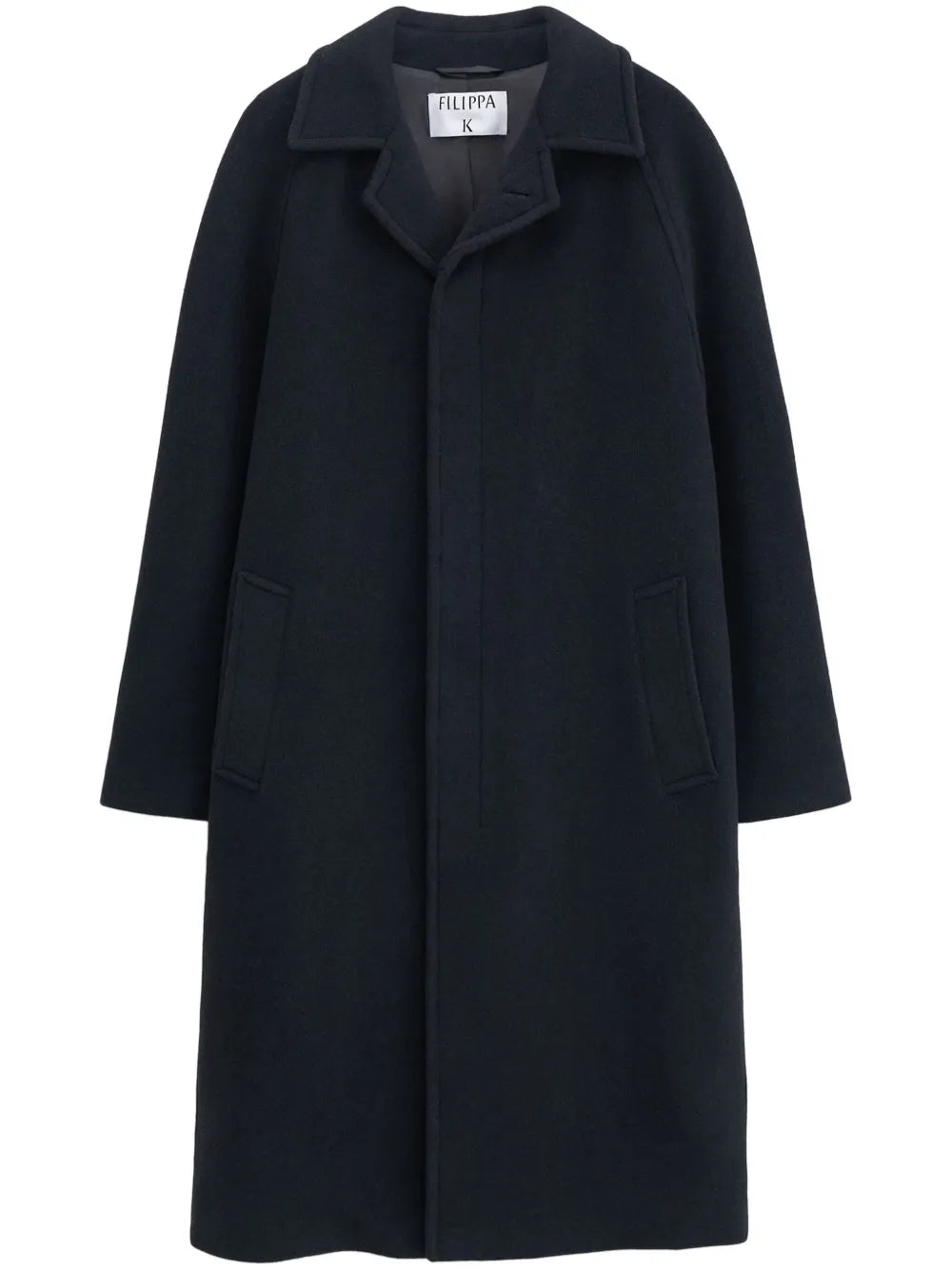 Notched-Lapels Single-Breasted Coat
