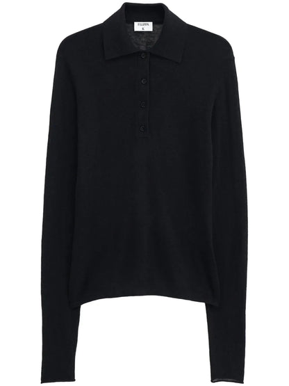 Knitted Polo Top