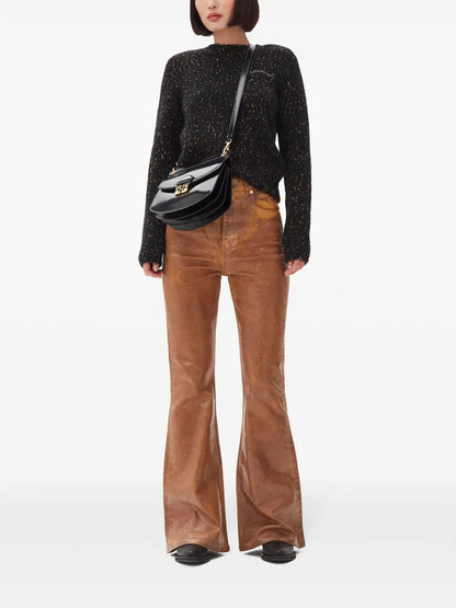 Logo-Embroidered Crew-Neck Jumper