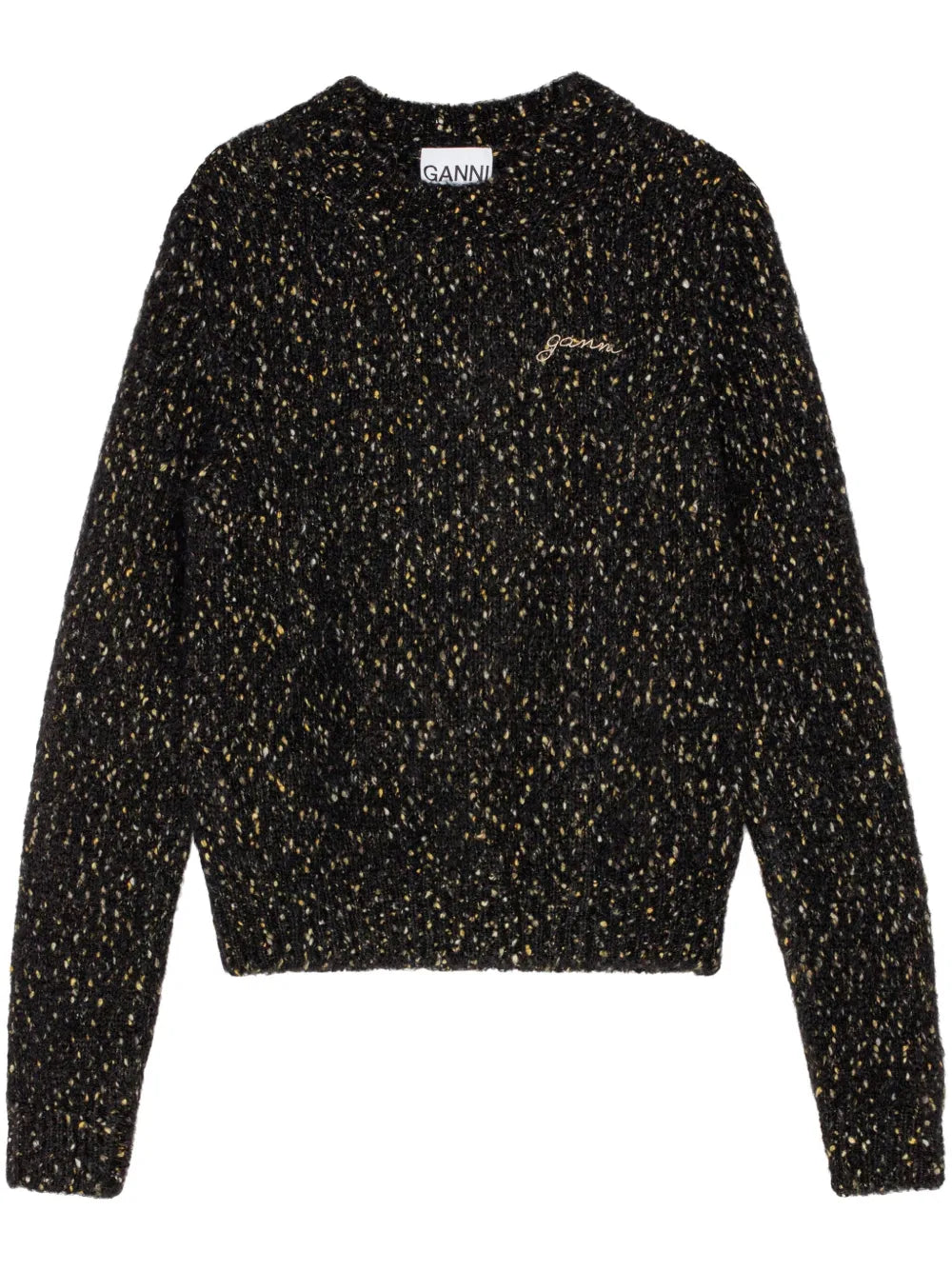 Logo-Embroidered Crew-Neck Jumper