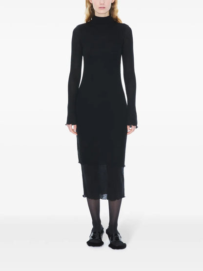 Layered Frill Midi Dress