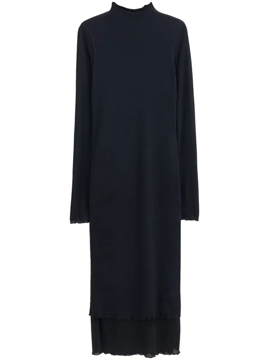 Layered Frill Midi Dress