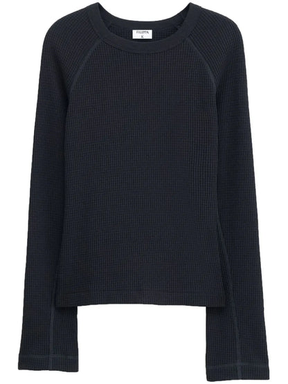 Waffle-Knit Jumper