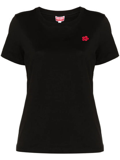 Boke Flower-Patch Cotton T-Shirt