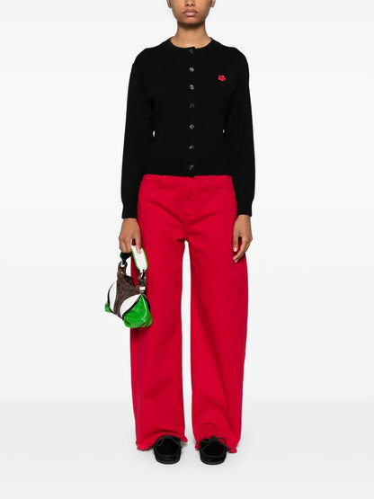 Boke Flower Wool Cardigan