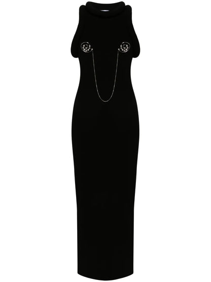 3D-Knit Maxi Dress
