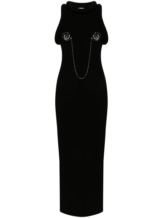 3D-Knit Maxi Dress
