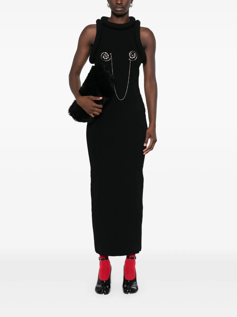 3D-Knit Maxi Dress