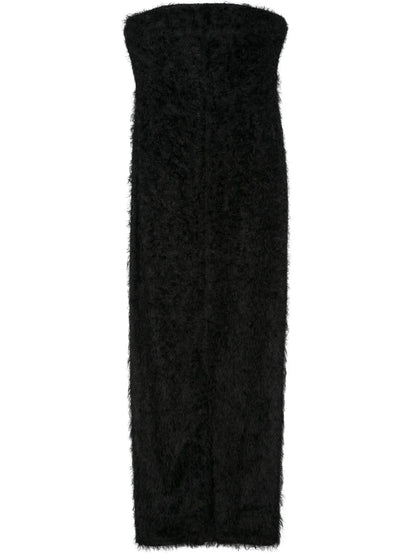 Strapless Fil-Coupé Dress