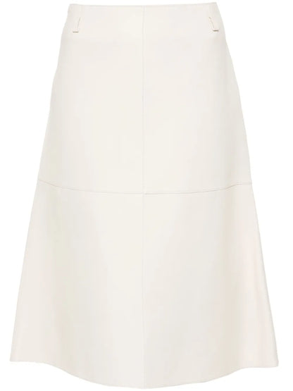 Leather Midi Skirt