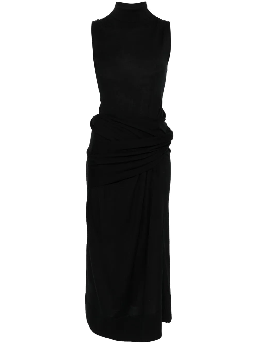 Draped Midi Dress