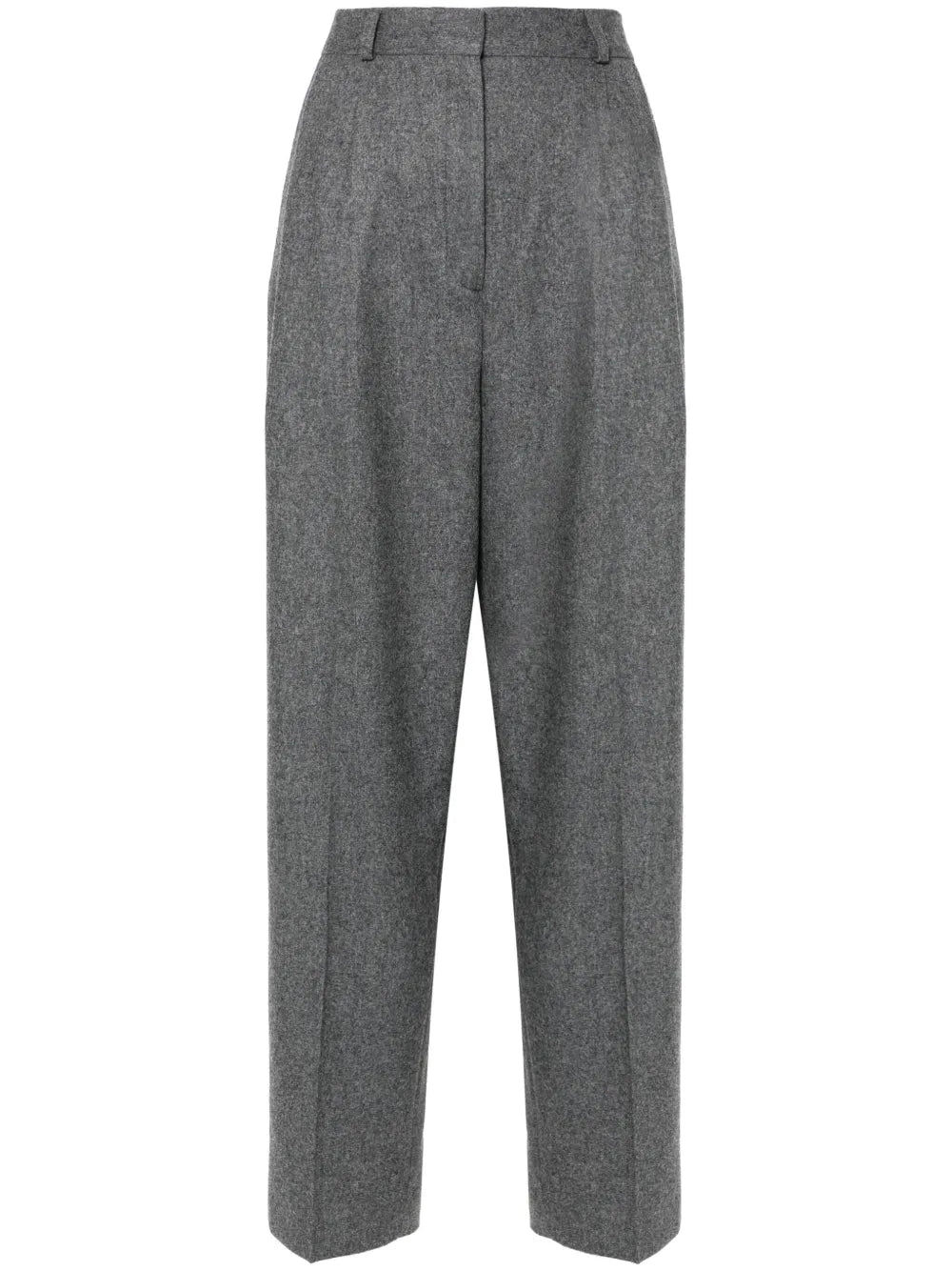 Double-Pleated Tailored Trousers