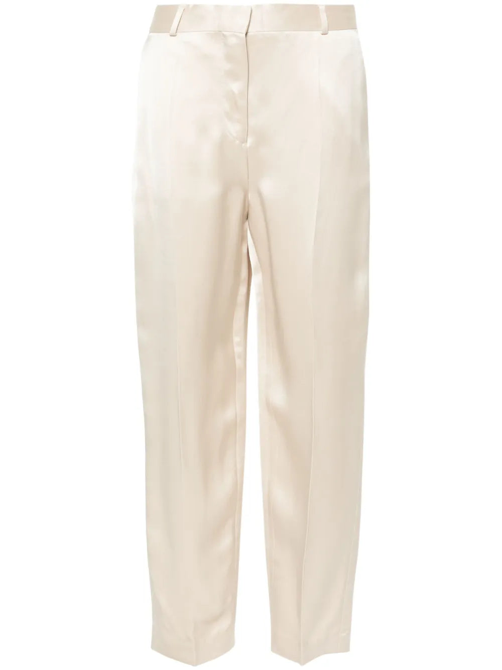 Low-Rise Satin Trousers