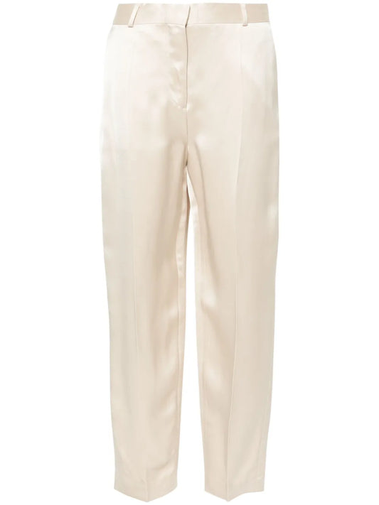 Low-Rise Satin Trousers