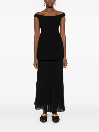 Curved Off-Shoulder Top