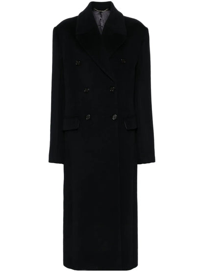 Broad Double-Breasted Coat