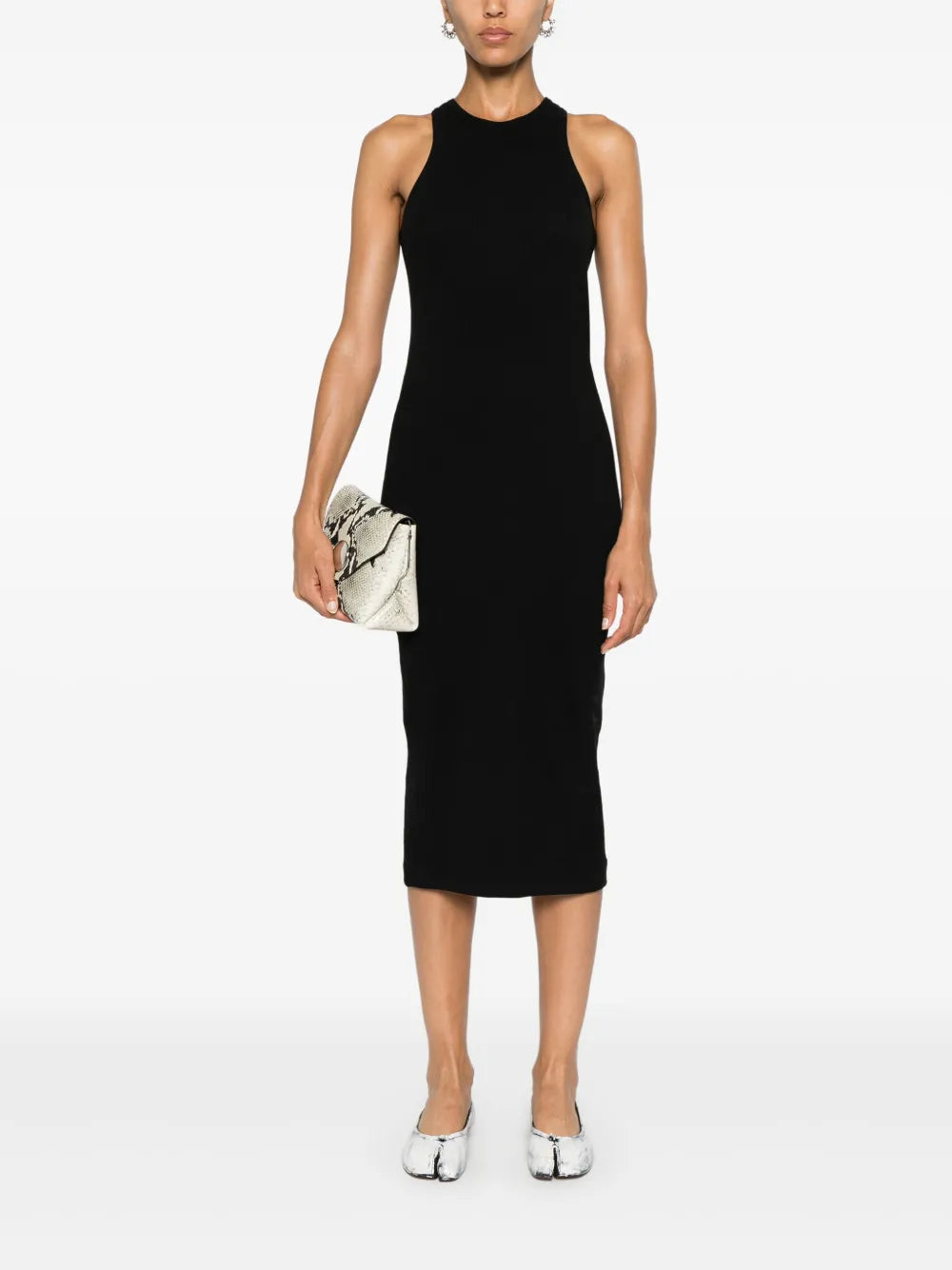 Ribbed Midi Dress