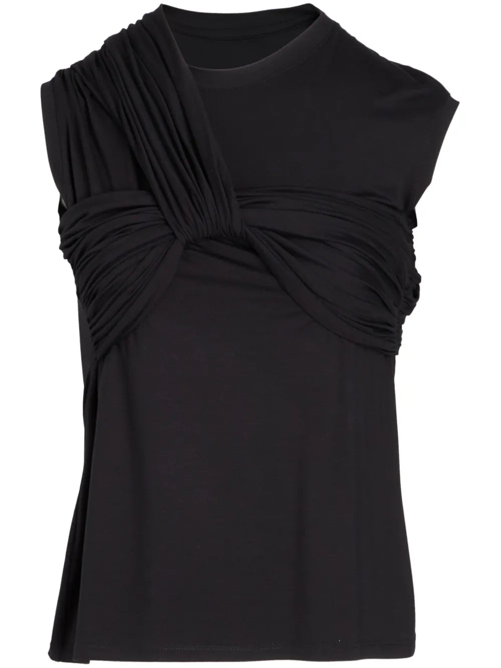 Twist-Detailing Jersey T-Shirt