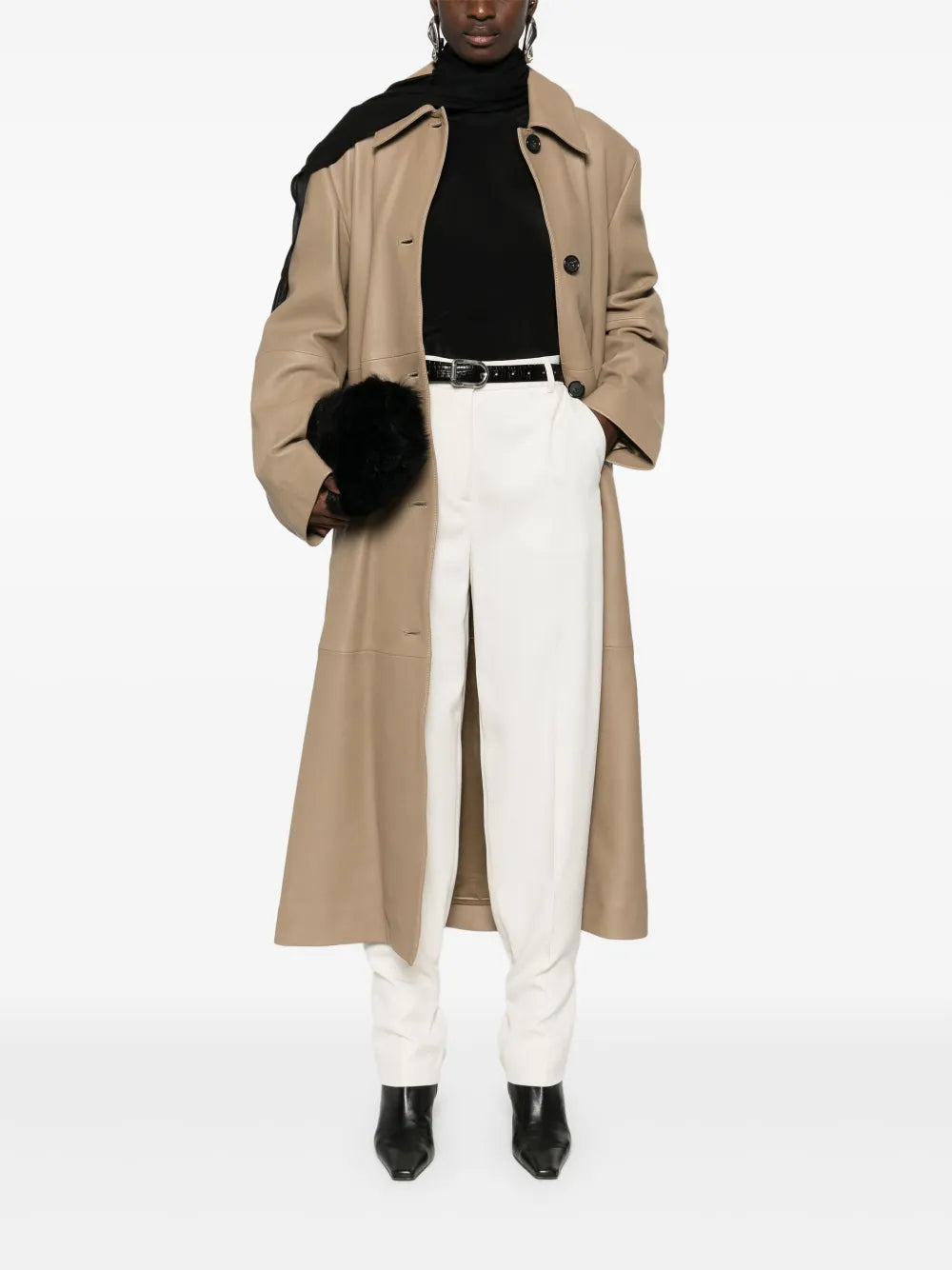 Buckled Slouch Trousers