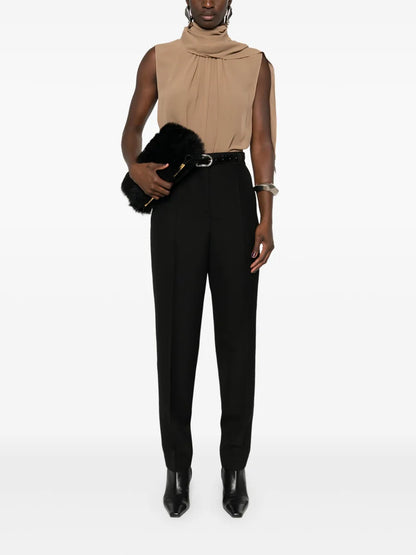 Low-Rise Tailored Trousers
