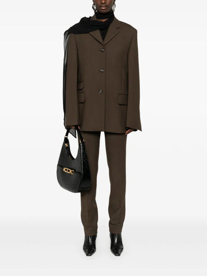 Straight Single-Breasted Blazer