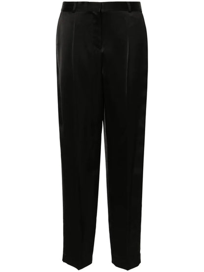 Low-Rise Satin Trousers