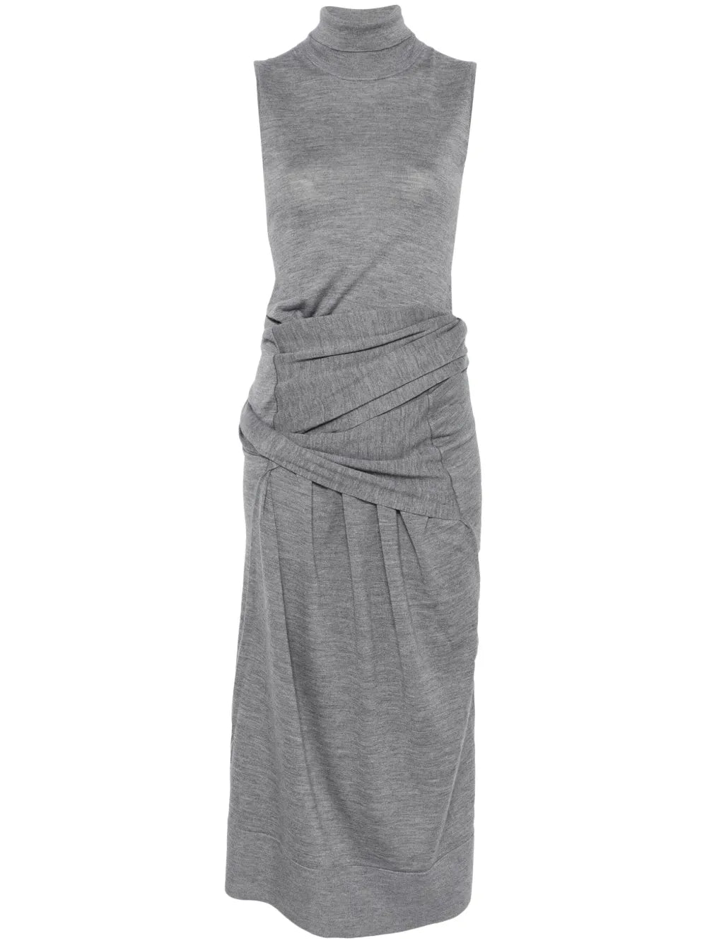 Draped Midi Dress