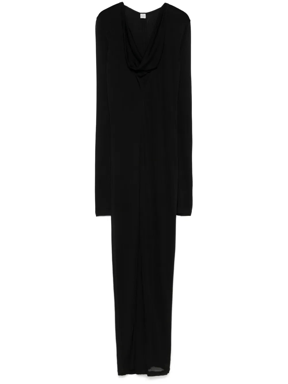 Draped V-Neck Dress
