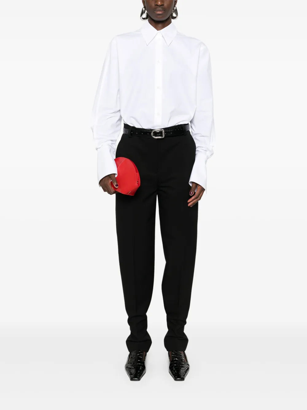 Buckled Slouch Trousers
