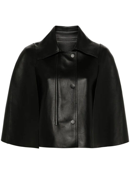 Double Leather Cape
