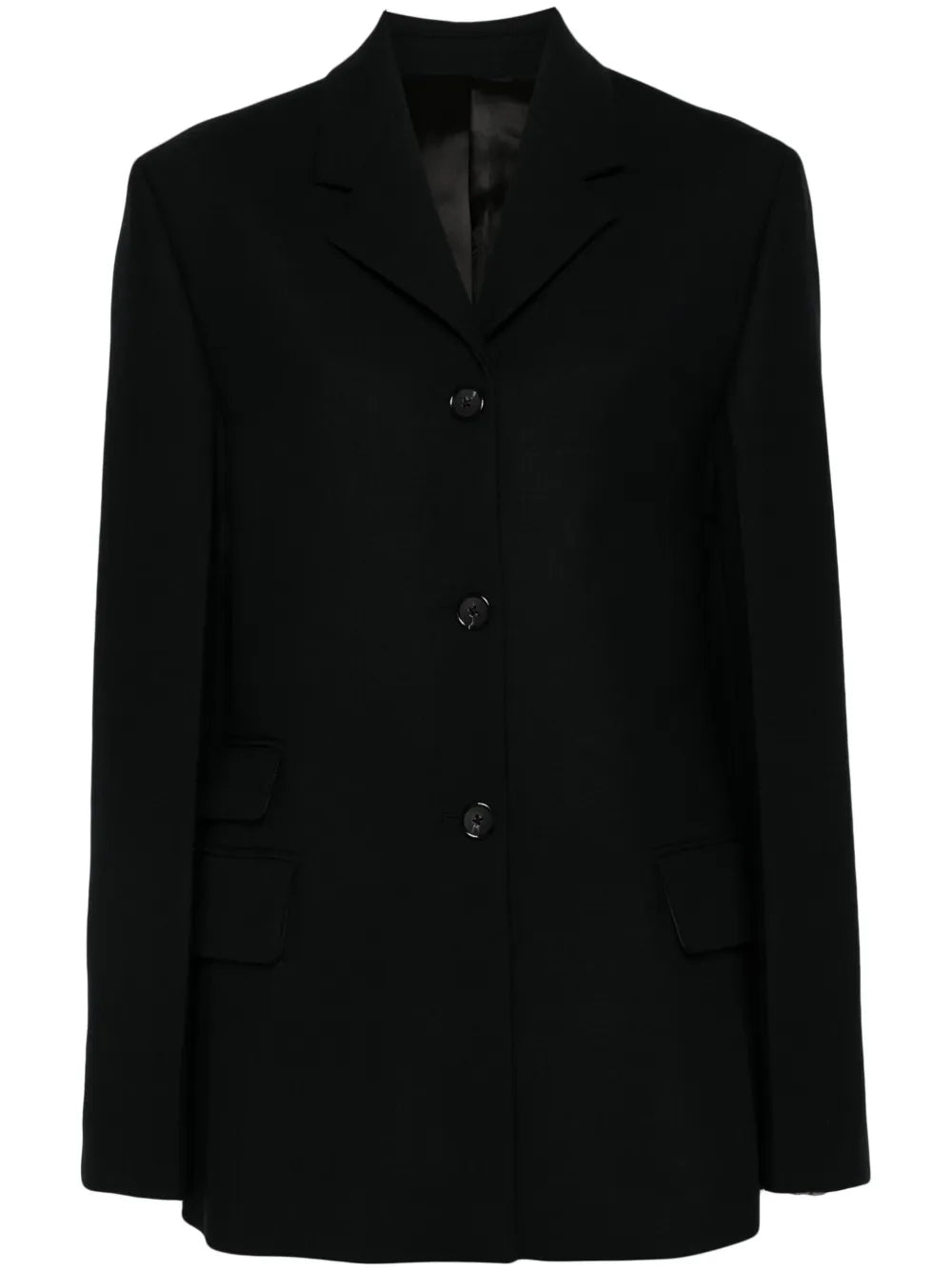 Straight Single-Breasted Blazer