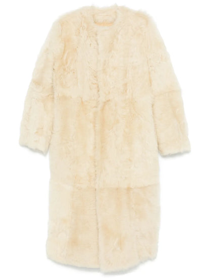 Silky Shearling Coat