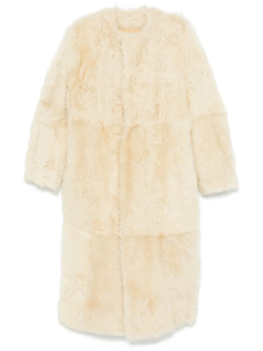Silky Shearling Coat