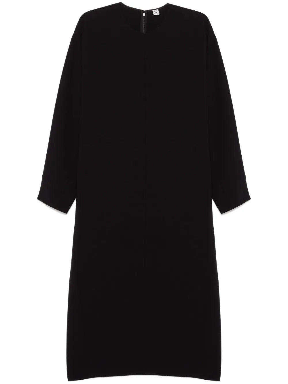 Crew-Neck Cady Dress