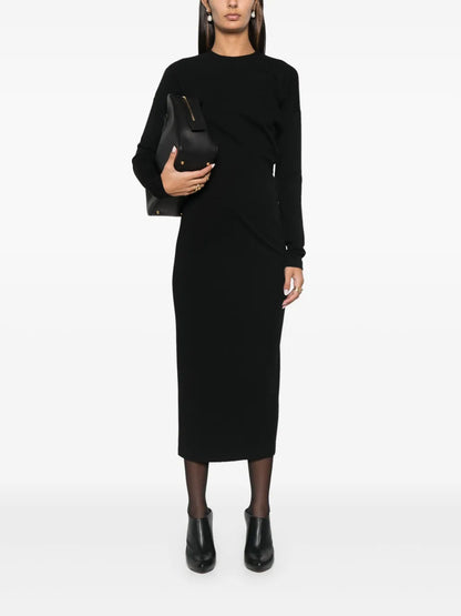 Twisted Midi Dress