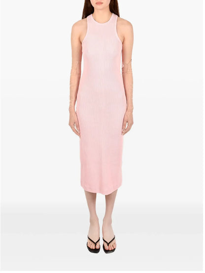 Fine-Ribbed Dress