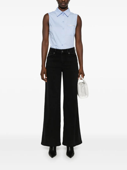 High-Rise Flared Jeans